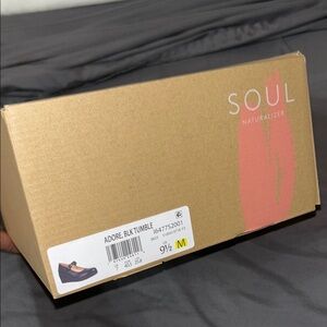 SOUL Naturalizer Black Tumble Footwear